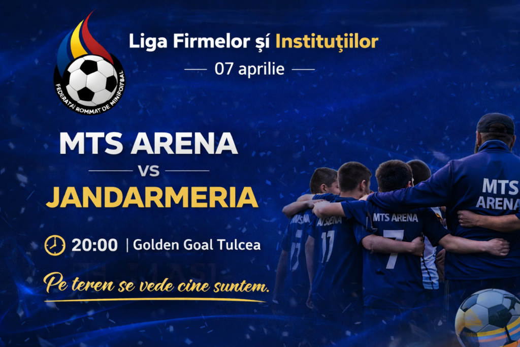 MTS Arena, meci important cu Jandarmeria în Liga Firmelor și Instituțiilor